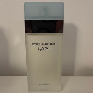 Dolce & Gabbana Eau de Toilette with Frosted Glass and Blue Cap